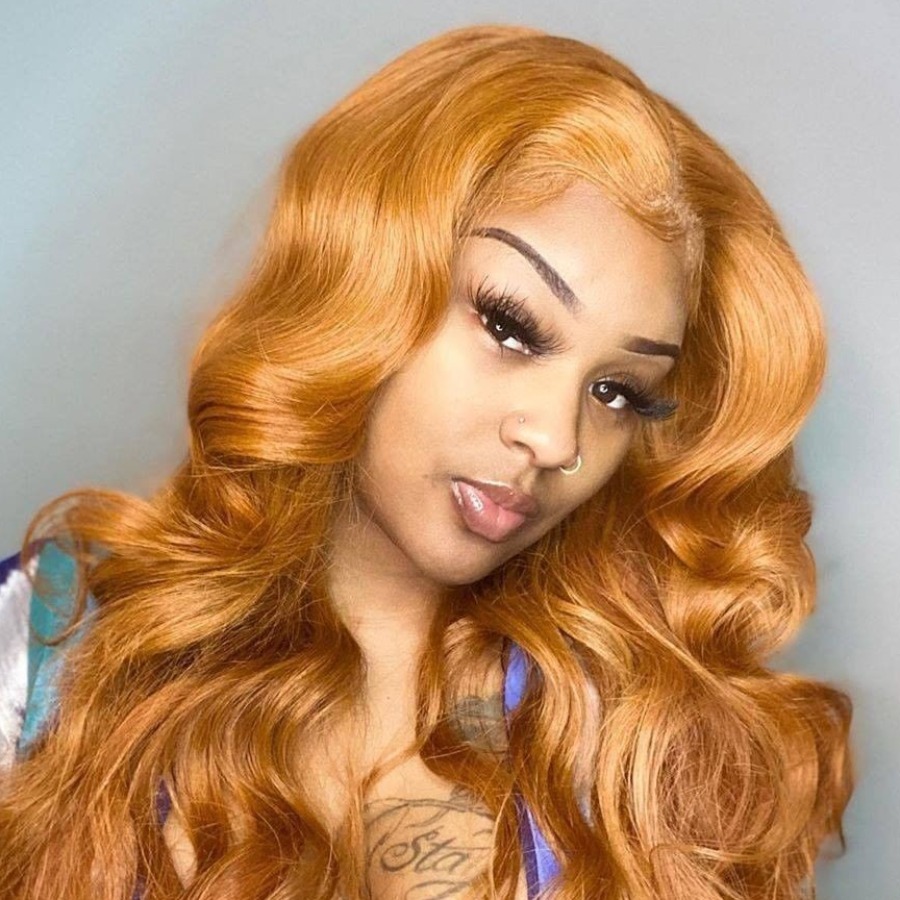 

Lovely Casual High-temperature Resistance Yellow Wig