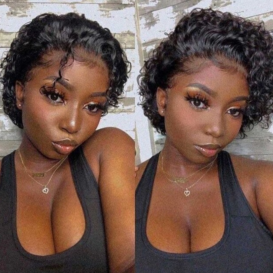 

Lovely Casual Curly Black Wig
