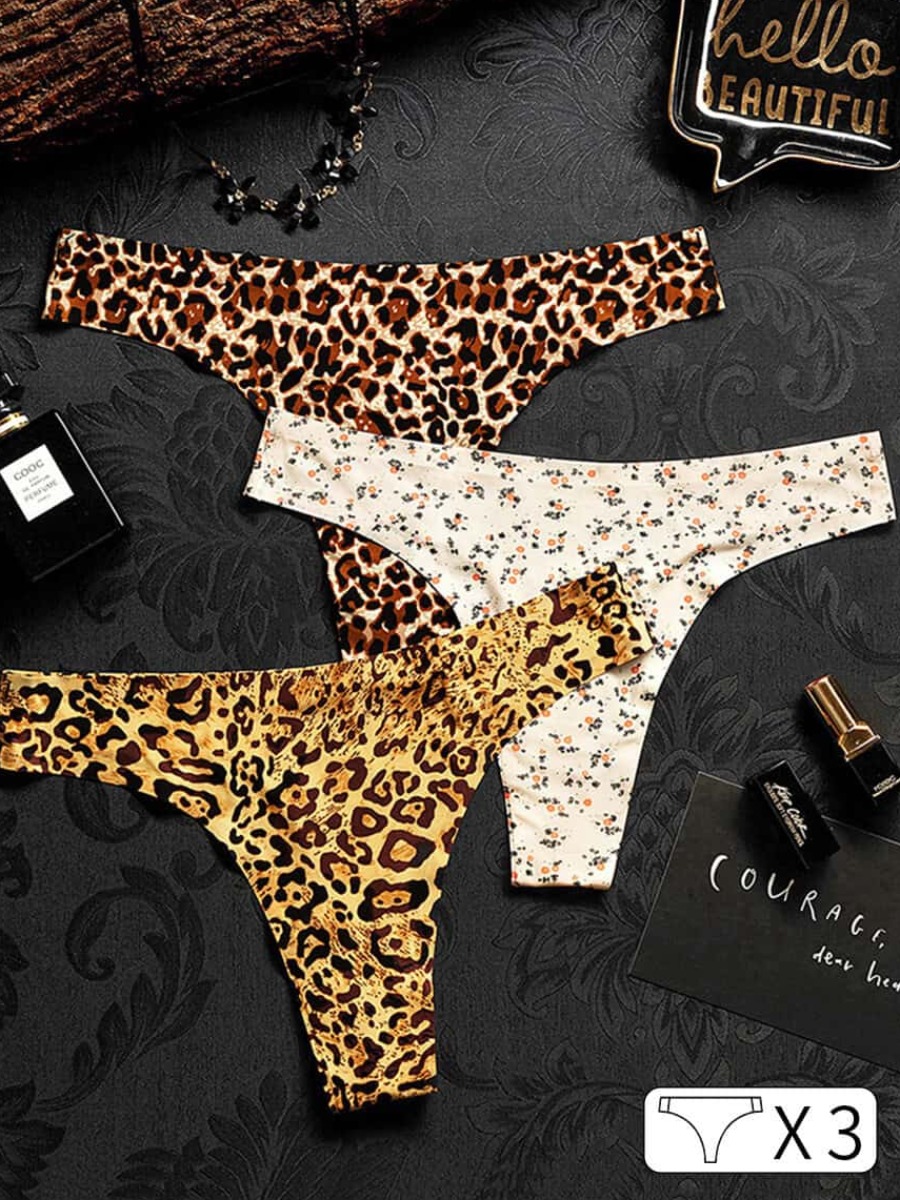 

LW SXY 4 Animal Print Multicolor Panties (Random Colors), Multi