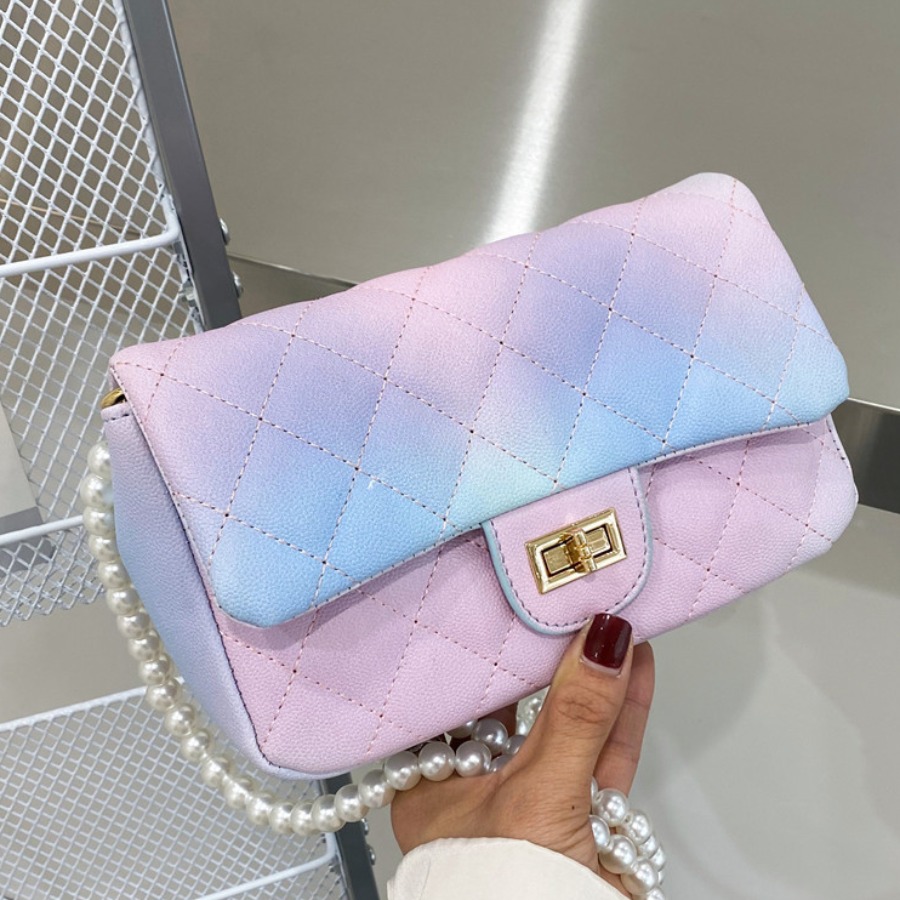 

LW Casual Gradient Pearl Decoration Crossbody Bags