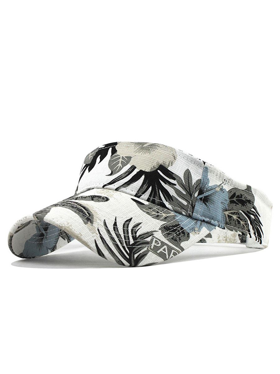

LW COTTON Sporty Floral Print White Hat