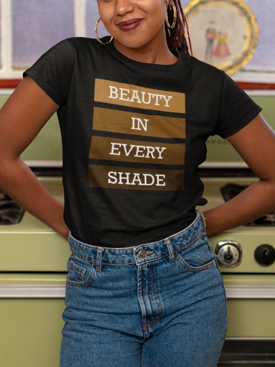 

Lovely Casual O Neck Letter Print Black T-shirt
