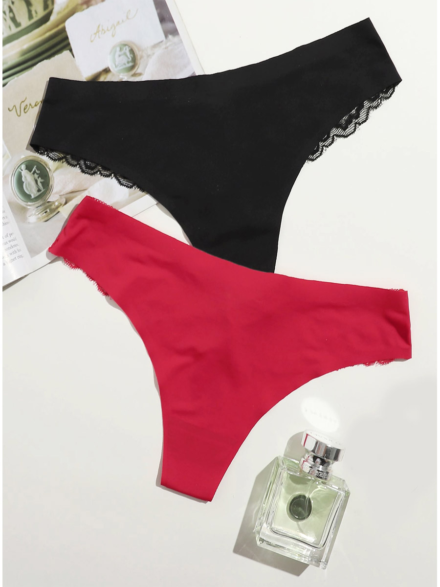

LW SXY Lace Patchwork Multicolor Panties, Multi