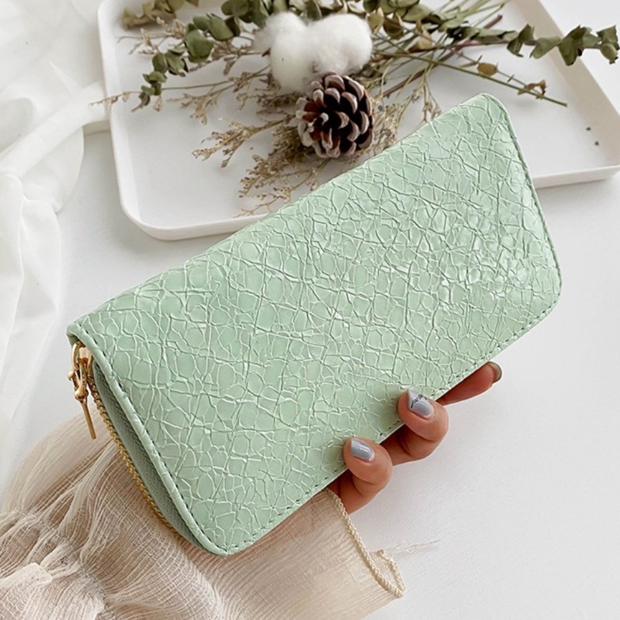 

Lovely Casual Stone Pattern Green Clutch Bag