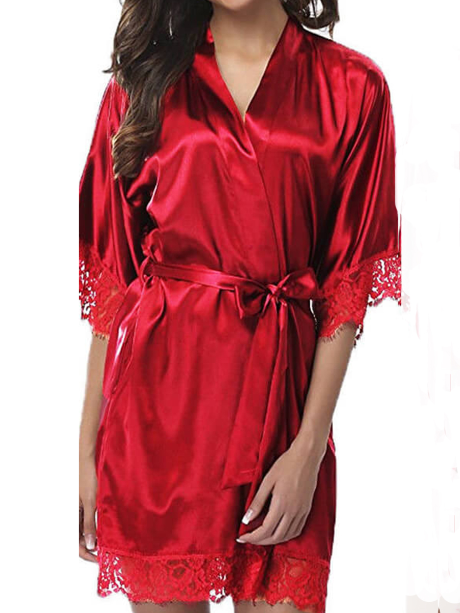 

LW SXY Lace Patchwork Red Babydolls