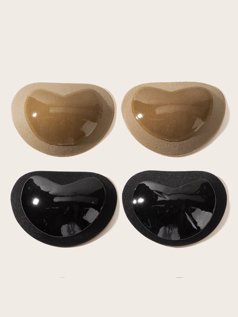 

Lovely Casual Heart-shaped Decoration Multicolor Nipple Pads, Multi