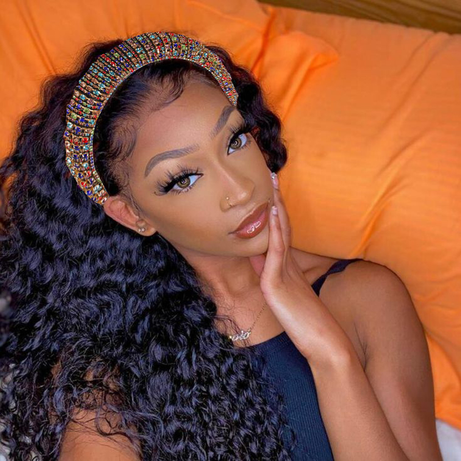 

LW Casual Crystal Multicolor Headband, Multi