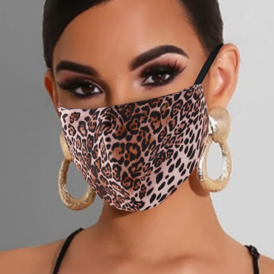 

Lovely Casual Leopard Print Face Mask