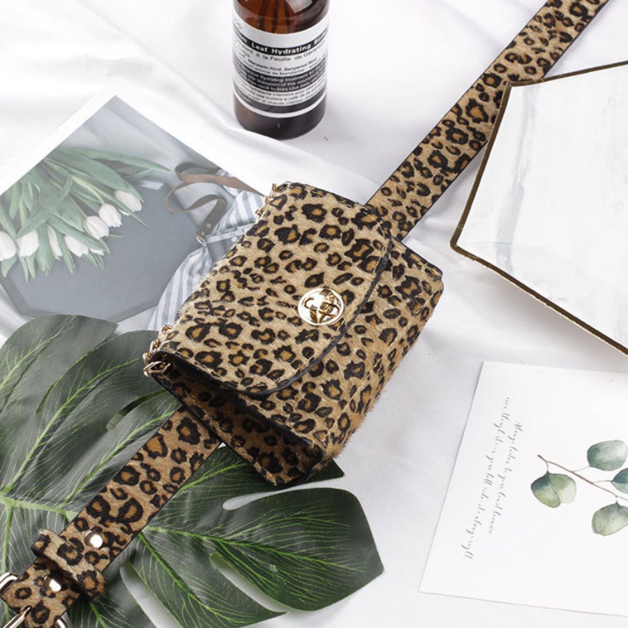 

LW Leopard Print Belt Design Bum Bag