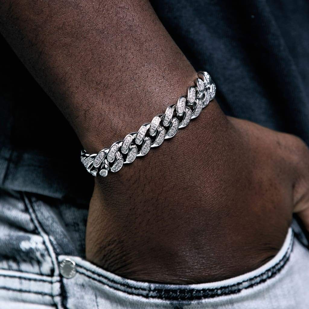 

LW Men Hollow-out Chain Bracelet, Silver
