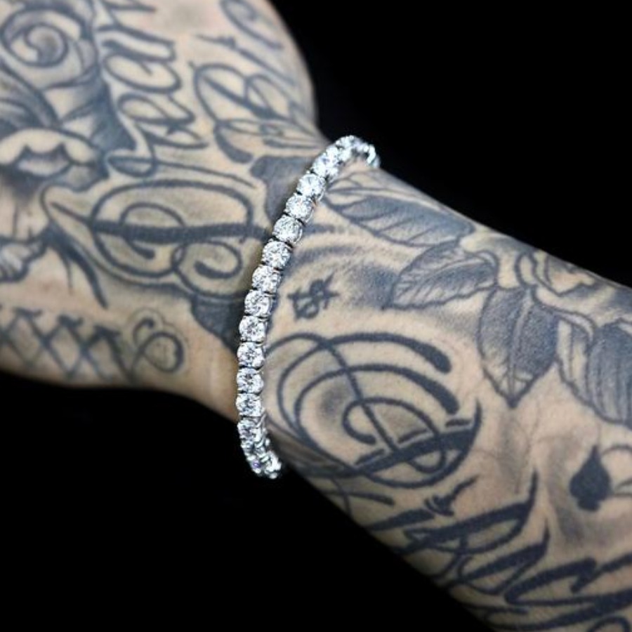 LW Men Crystal Bracelet