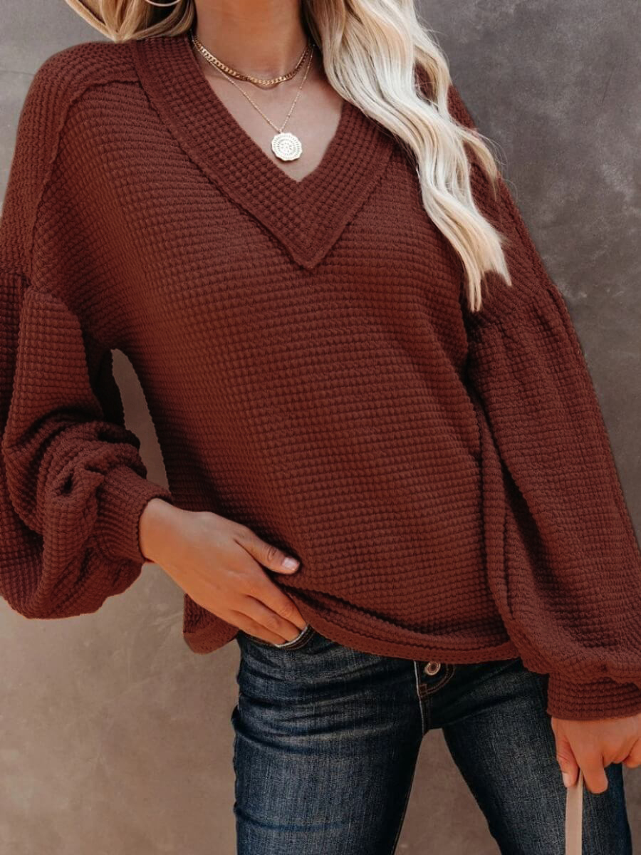 LW Dropped Shoulder Knit T-shirt