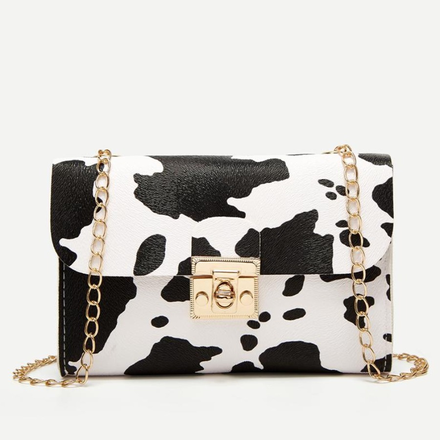 

LW Cow Pattern Crossbody Bag, Cow grain