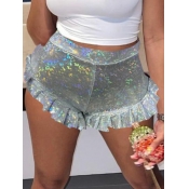 LW Sequined Flounce Design Shorts
