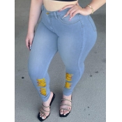 LW BASICS Plus Size High-waisted Stretch Flame Pri