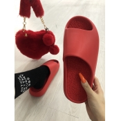 LW Open Front Plush Slippers