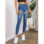 LW Stretch Ripped Bandage Design Jeans