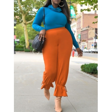 

LW BASICS Bandage Skinny Pants, Orange