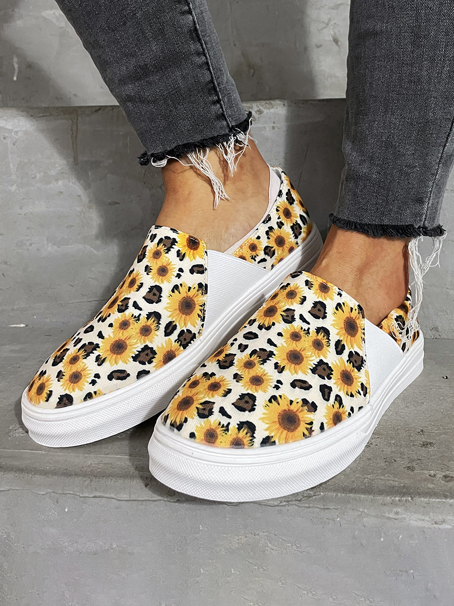

LW Sunflower Daily Flats, White