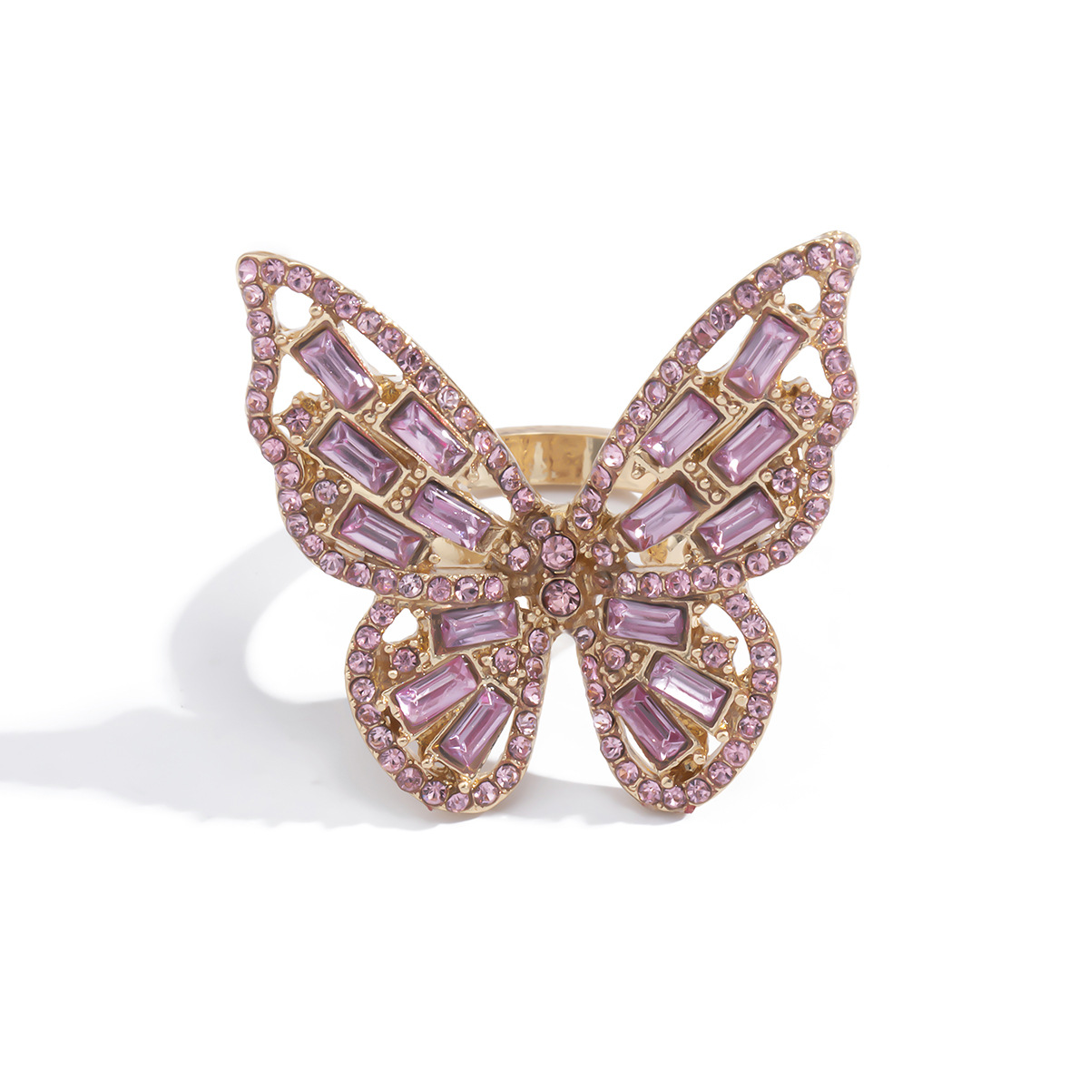 LW Sequined Butterfly Decor Ring
