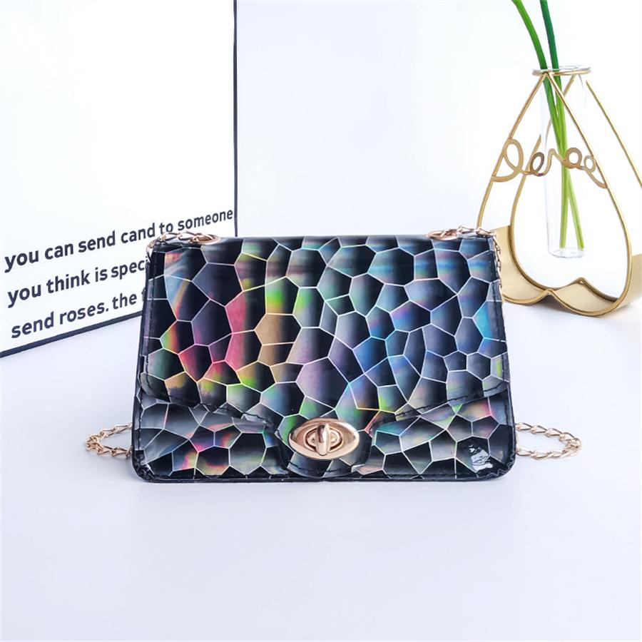 

LW Gradient Geometric Pattern Crossbody Bag, Black