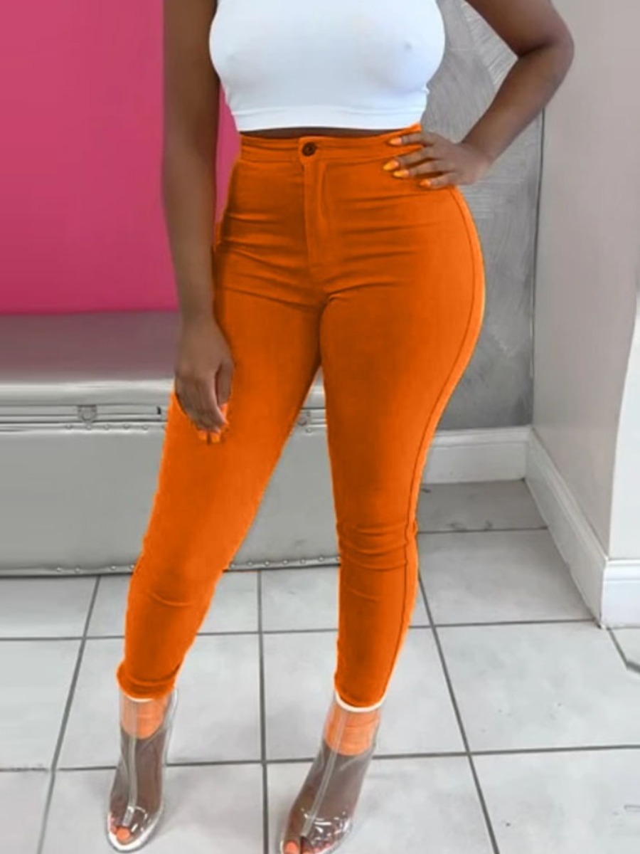 

LW BASICS High-waisted Skinny Pants, Croci