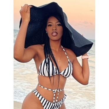

LW Boho Straw Black Hat