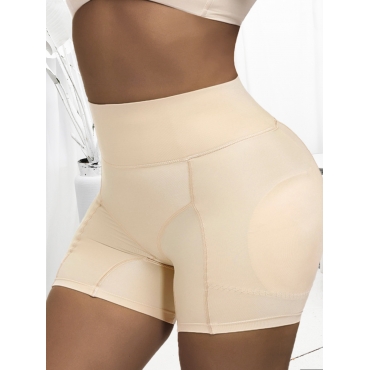 

LW SXY Plus Size Skinny Shapewear Shorts, Skin color