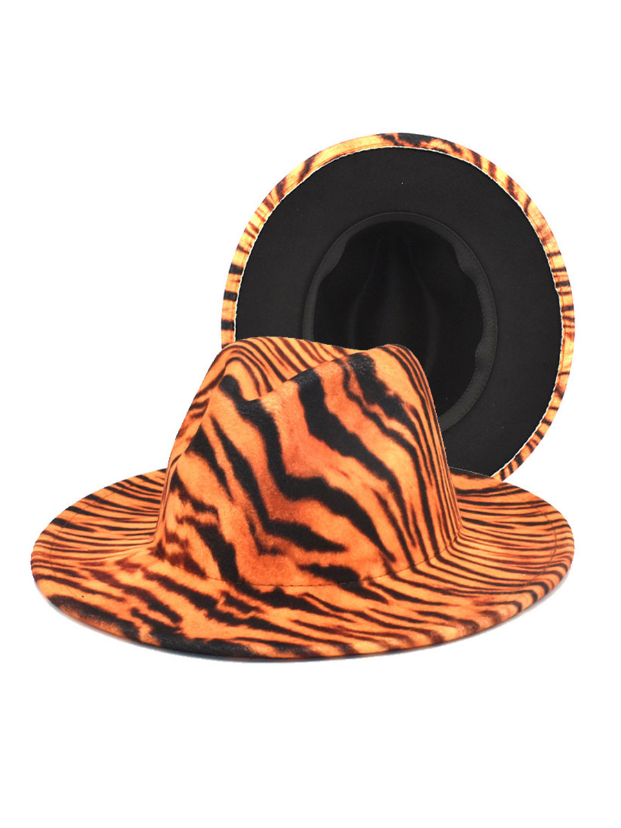 

LW Tiger Print Jazz Hat, Leopard