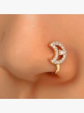 LW Moon Decor Nose Ring Body Jewelry