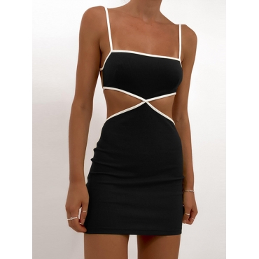 

LW SXY Backless Cami Bodycon Dress, Black