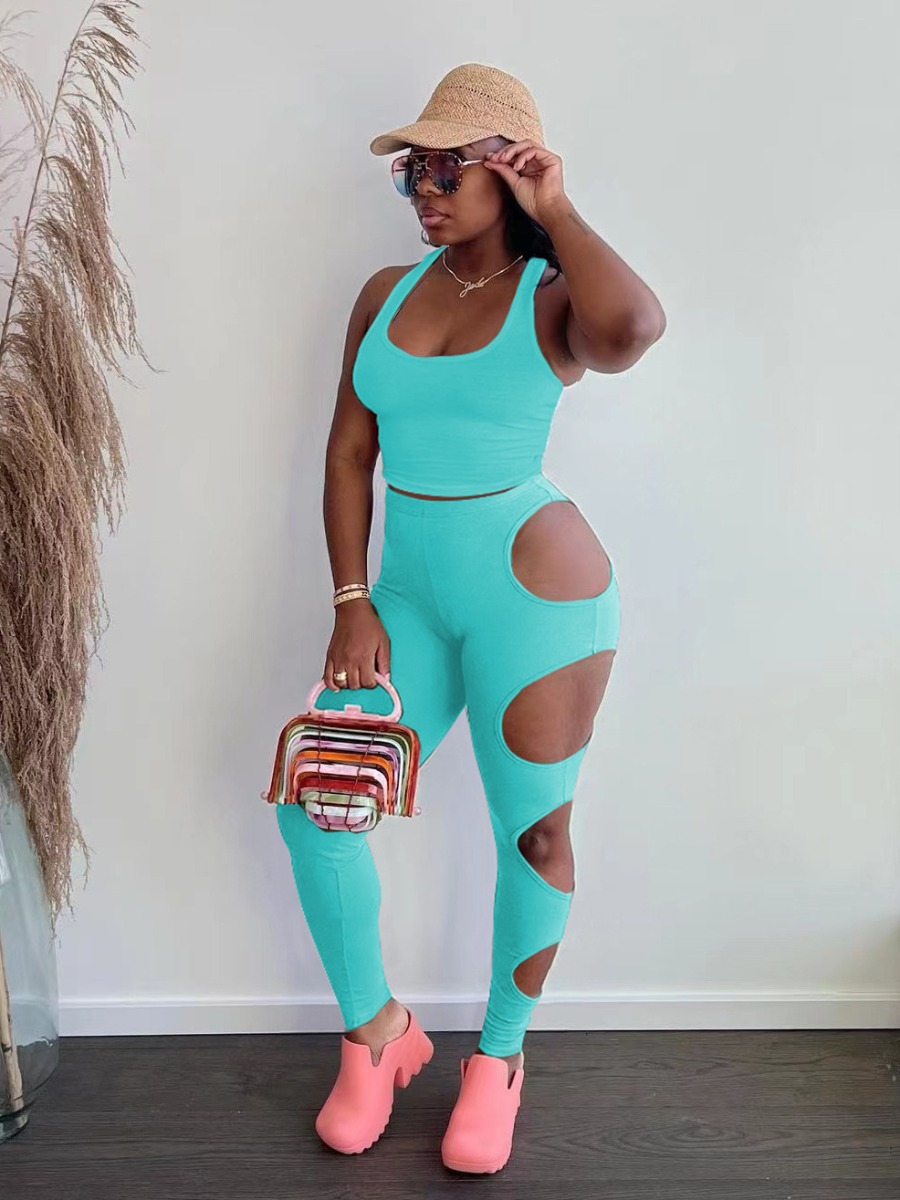 LW SXY Cami Cut Out Pants Set