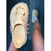 LW Round Toe Cut Out Flats