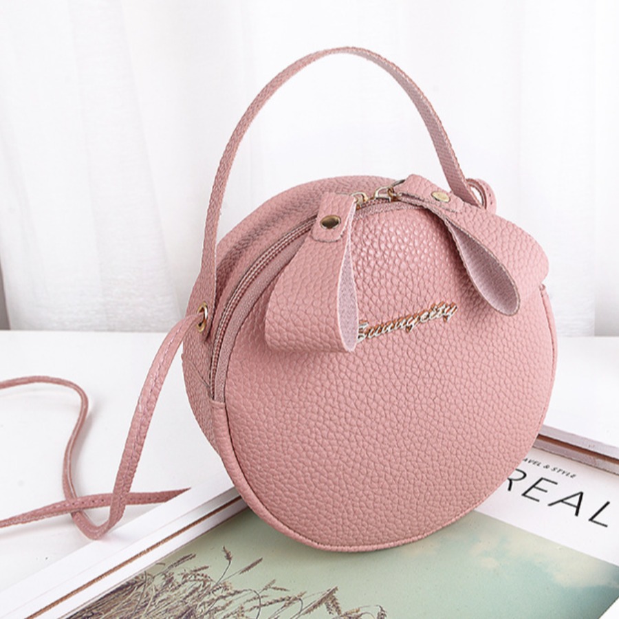 

LW Circular Crossbody Bag, Pink