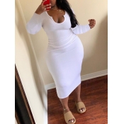 LW SXY U Neck Stretchy Bodycon Dress