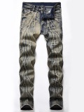 LW Men Mid Waist Tie-dye Jeans