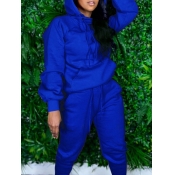 LW Drawstring Kangaroo Pocket Tracksuit Set
