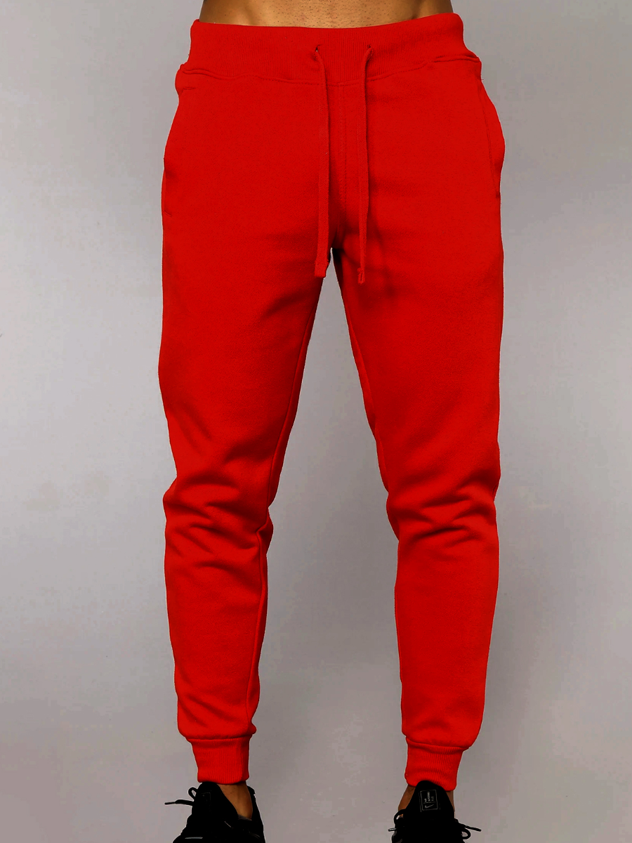 LW BASICS Men Mid Waist Drawstring Sweatpants
