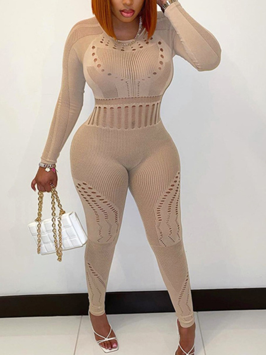 LW SXY Stretchy Skinny Lace Jumpsuit