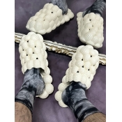 LW Men Peanut Decor Bubble Slippers