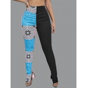 LW Cashew Print Ruched Jeans