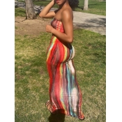 LW Off The Shoulder Tie-dye Bodycon Dress
