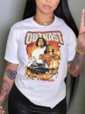 LW Figure Letter Print T-shirt