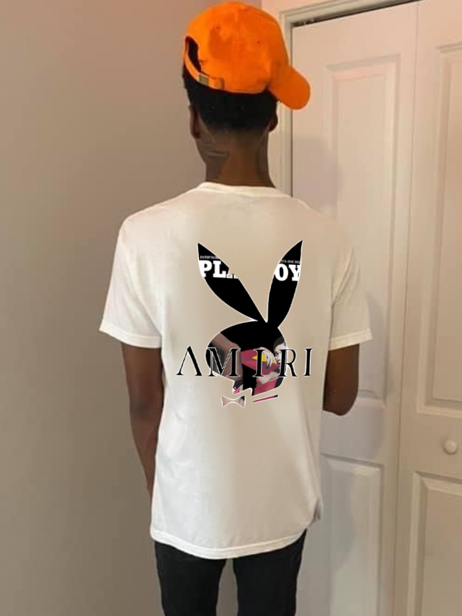 LW Men Figure Letter Print T-shirt