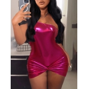 LW SXY One Shoulder Twist Front Skirt Set