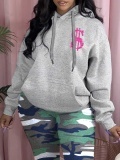 LW Money Print Kangaroo Pocket Hoodie