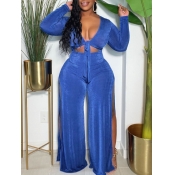 LW Bandage Design Solid Color Jumpsuit