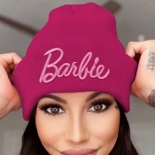 LW Solid Color Letter Polyester Hats