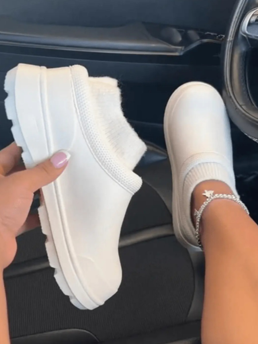 LW Chunky Sole Plush Slippers
