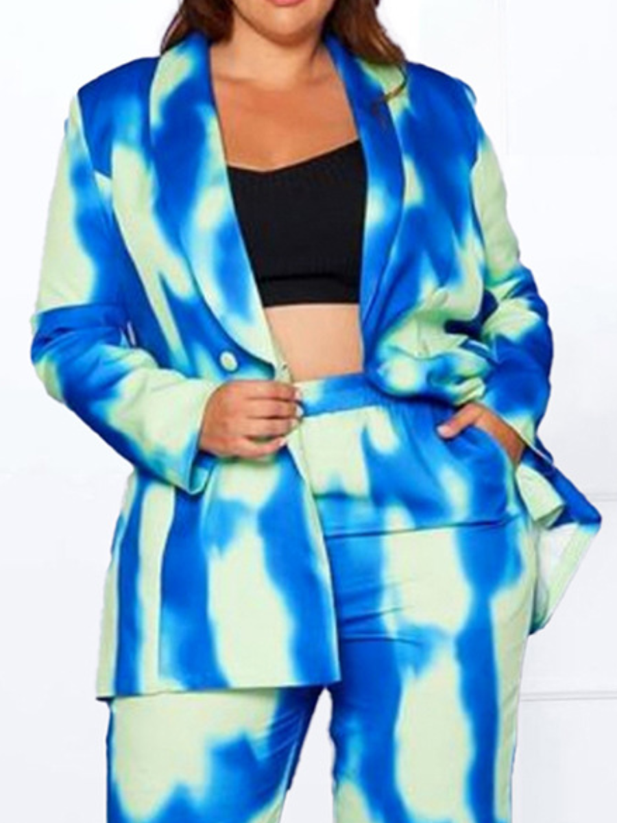 LW Plus Size Gradient Blazer